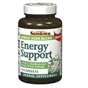 Sundown ENERGY SUPPORT Herbal Formula - 75 Capsules