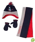 Thomas 3 Piece Fleece scarf, hat & gloves Set for 1 - 3 years old boy