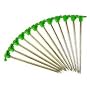 Heavy-Duty 10" Galvanized-Steel Tent Pegs- Set of 12 Pegs