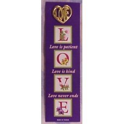 "Love is Patient" Pin and Bookmark Set by Millenium