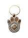 Bichon Frise Key Ring Paw Print Made in the USA - It Spins!