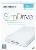 New Memorex Slimdrive 2.5 Inch Usb Portable Hard Disk Drive 320gb Highest Q ....