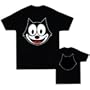 Felix the Cat Face Outline Black T-Shirt XL [Apparel] [Apparel]
