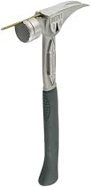 Stiletto TBM14RMC TiBone Mini-14 ounce Replaceable Milled Face Hammer with a Curved 16" Titanium Handle