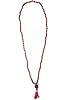 Indiatrendzs Rudraksha Beads Sunstone Meditation Prayer Mala Necklace 108+1