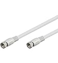 SAT-Kabel 2x F - Stecker auf Stecker 2.50m
