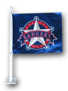 Texas Rangers (Star) - MLB Car Flag
