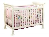 Reagan Baby Crib Set in Pearl White