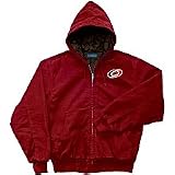 Carolina Hurricanes Cumberland Canvas Zip Front Hooded Jacket - X-Large