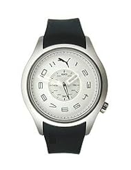 PUMA Womens PU103022002 Boost Silver Analogue Watch