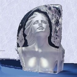Rashell z romantic maiden statue home office sculpture