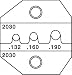Paladin Tools 2030 CrimpALL 1300/8000 Series Die For SRF And SMF Connectors
