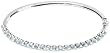 Sterling Silver Blue Topaz Bangle Bracelet, 7.25"