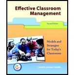 Effective Classroom Management Models and Strategies for Today's Classrooms [2nd Edition] by Hardin, Carlette Jackson [Prentice Hall,2007] [Paperback] 2ND EDITION