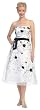 Strapless Two Tone Cocktail Party JR Dress #2431