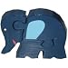 Chunky Elephant Wooden Toy Mini Jigsaw
