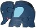 Toys : Chunky Elephant Wooden Toy Mini Jigsaw