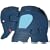 Chunky Elephant Wooden Toy Mini Jigsaw