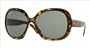RAY BAN RB 4098 RB4098 JACKIE OHH II 710/71 LIGHT HAVANA PLASTIC GREEN LENS SUNGLASSES SHADES