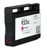 Remanufactured HP 933XL Magenta Printer Ink Cartridge For use with HP Officejet 6700 Premium e-All-In-One by Rocket Office