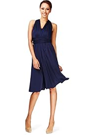 Sleeveless Pleated & Flared Multiway Dress