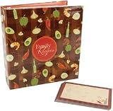 Mbi Family Recipes 3-Ring 5-Inch-by-7-Inch Scrapbook Kit, Recipe Cards