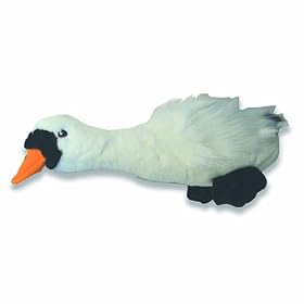 Happy Pet Migrator Swan Plush Toy For Dogs