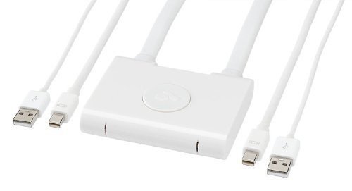 Kanex SNAPX SnapX Commutateur double pour Mac Blanc
