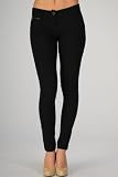 Women's Zipper Accent Stretch Jean Leggings Women's Zipper Accent Stretch Jean Leggings