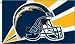 The San Diego Chargers 5-piece Ultimate Fan Pack - Flag, Banner, Car Flag, Travel Mug, Steering Wheel Cover