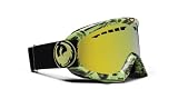 Dragon DX VICE SERIES Snow Goggles - Benjamins Frame / Gold Ionized Lens / Green Logo Strap