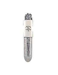 Starborn Creations Sterling Silver Muonionalusta & Campo de Cielo Meteorite Bullet Pendant