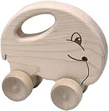Maple Landmark 73155 SCHOOLHOUSE NATURALS PUSH N PULLS- ELEPHANT