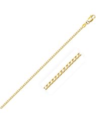1.6mm 14K Yellow Gold Classic Box Chain