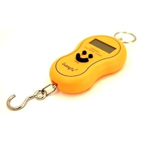 0903 Top Quality Digital Portable Luggage Scale Baggage Scale Suitcase Weigh Scale Fish Scale Fishing Scale Parcel Scale 40KG Precision Scale = No More Excess Baggage Charges - 12 Months Warranty >>> THT Trade