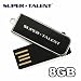 Super Talent 8GB 200X Pico D USB Flash Drive - Retail Package Image