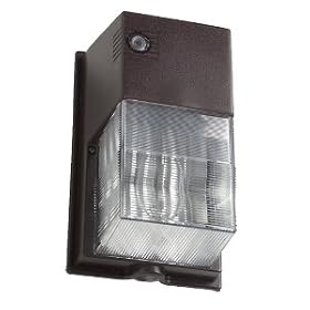 Hubbell Outdoor Lighting NRG301B-PC NRG 300B Series 50-Watt High Pressure Sodium Perimeter Wall Pack with Photo Control