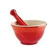 Le Creuset Stoneware Pestle & Mortar, Volcanic, 0.5 Litre
