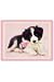 Rachael Hale Flint Border Collie Dog fleece blanket