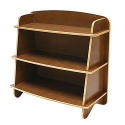 Eco-Friendly Big Kahuna Toodler Bookshelf - Natural