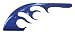Custom Products Flame Drop Forward - 2 Inch - Blue