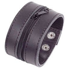 cored Lederarmband Surfer Armband Leder Reißverschluss Geldbörse z22