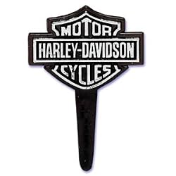 HARLEY DAVIDSON CUPCAKE PICS, SET OF 12
