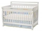Emily Baby Crib Set in White