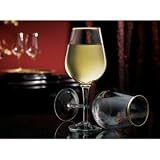 CELLINI WHITE WINE GLASSES - WHITE WINE GLASSES, CELLINI IMPERIAL GOLD COLLECTION (SET OF 4)