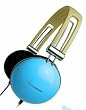 Zumreed ZHP-005 Retro Colorful, Stylish and Retro Style Over-the-Ear Headphones (Blue)