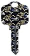 Baltimore Ravens Kwikset KW1 House Key