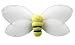 5" Yellow Smiling Bumble Bee nylon hanging ceiling wall baby nursery room wedding decor