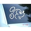 Mickey Mouse Disney Face Car Window Wall Decal Sticker -SMMF0405- 4L