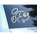 Mickey Mouse Disney Face Car Window Wall Decal Sticker -SMMF0405- 4"L